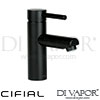 Cifial 32404TH.U Technovation 465 Chrome Black Mono Basin Mixer Tap Spare Part